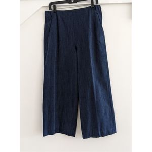 NEW Massimo Dutti wide leg cropped pants